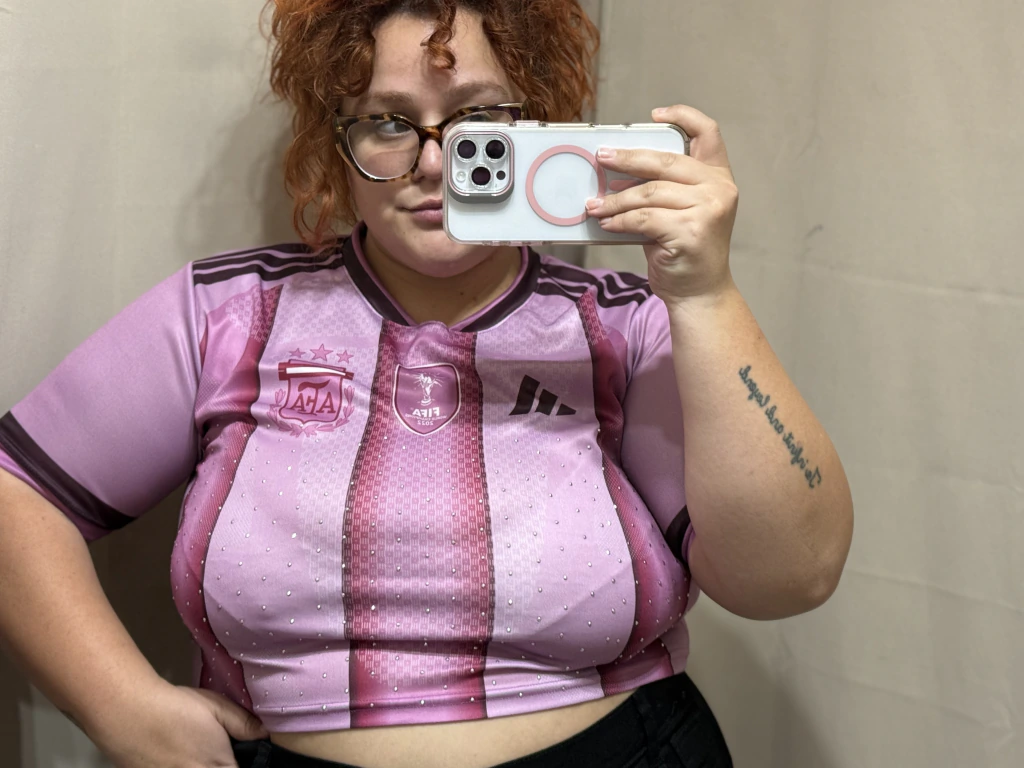Babytee argentina en fucsia