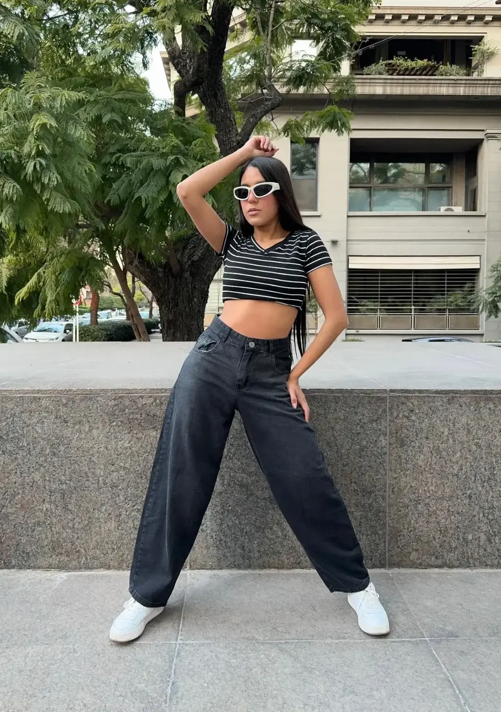 baggy gris oscuro