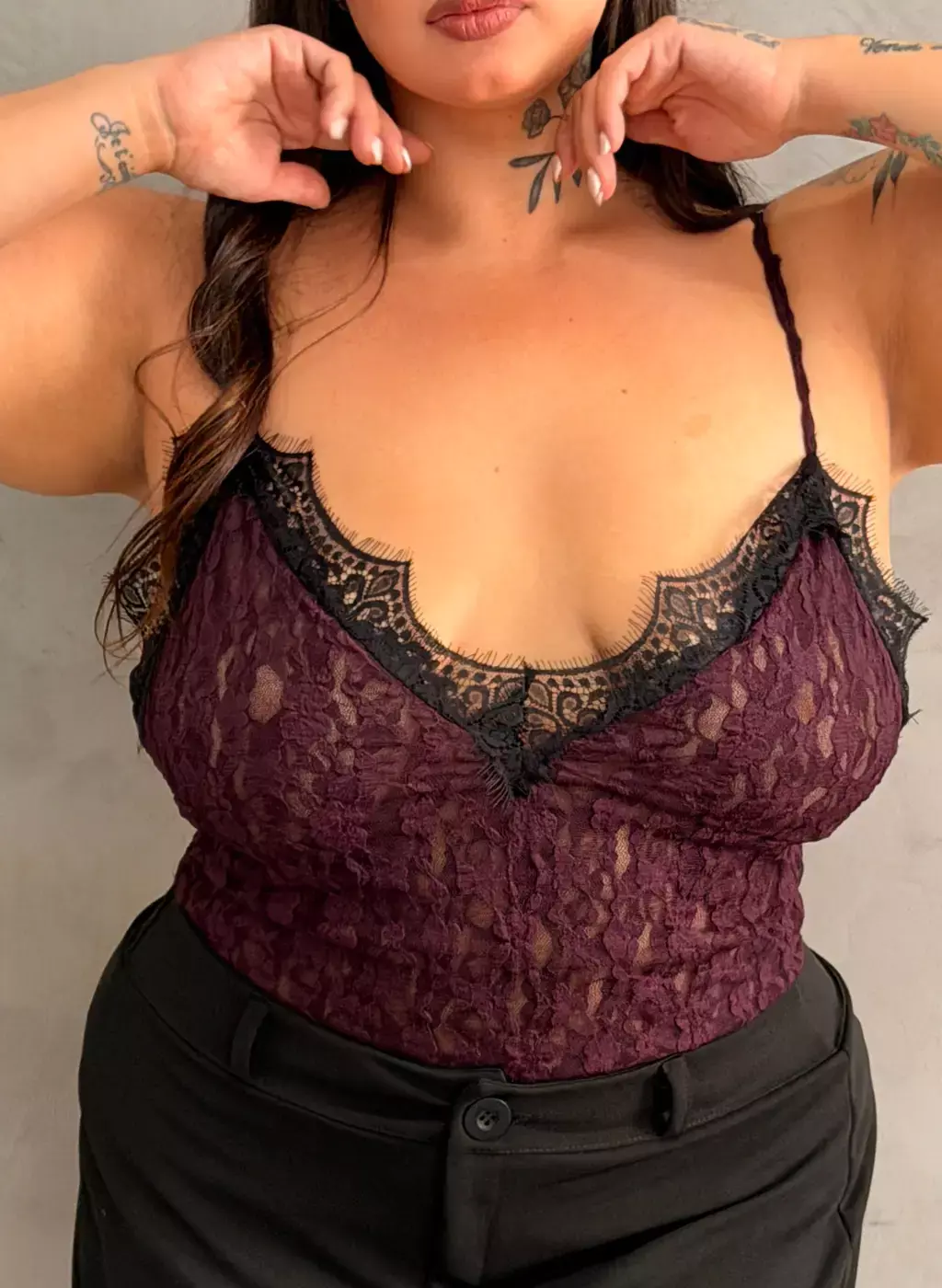 BODY GINNY ENCAJE