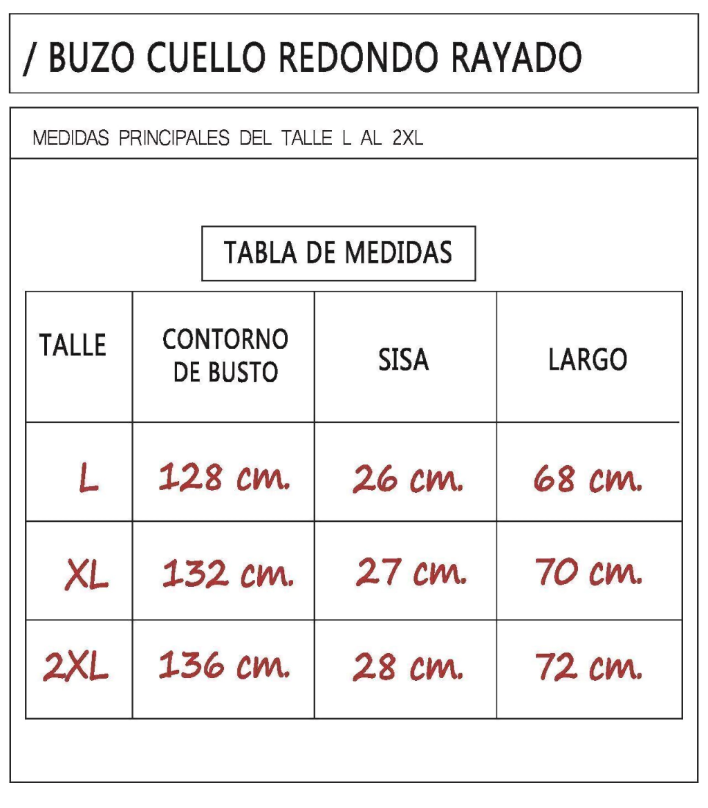 BUZO RAYADO