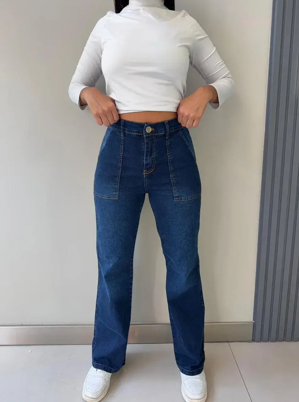 MADISON AZUL (WIDE LEG ELASTIZADO)
