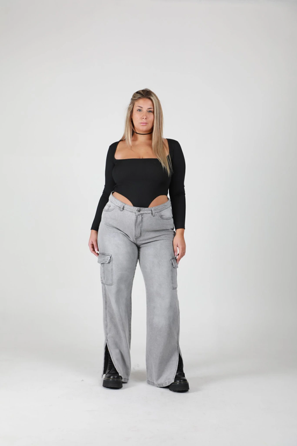 PANTALON WIDE LEG CARGO AYACUCHO rigido