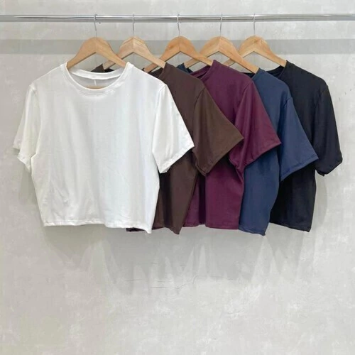 Remera modal gamuzado