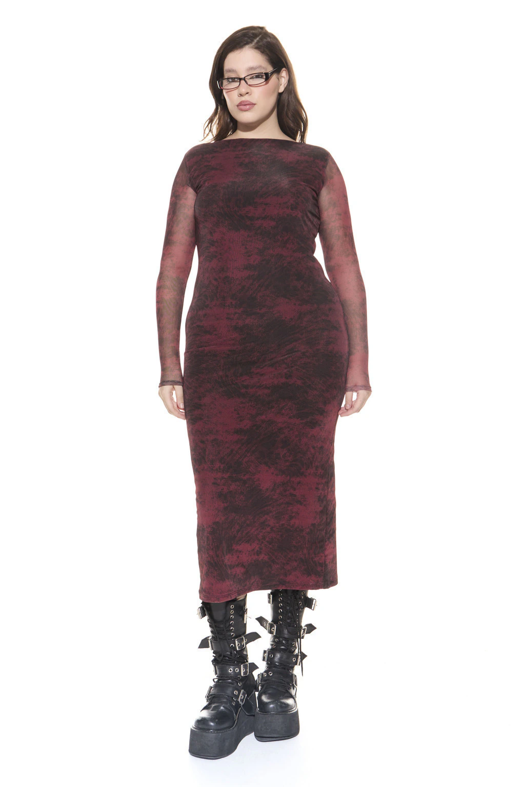 VESTIDO BURGUNDY