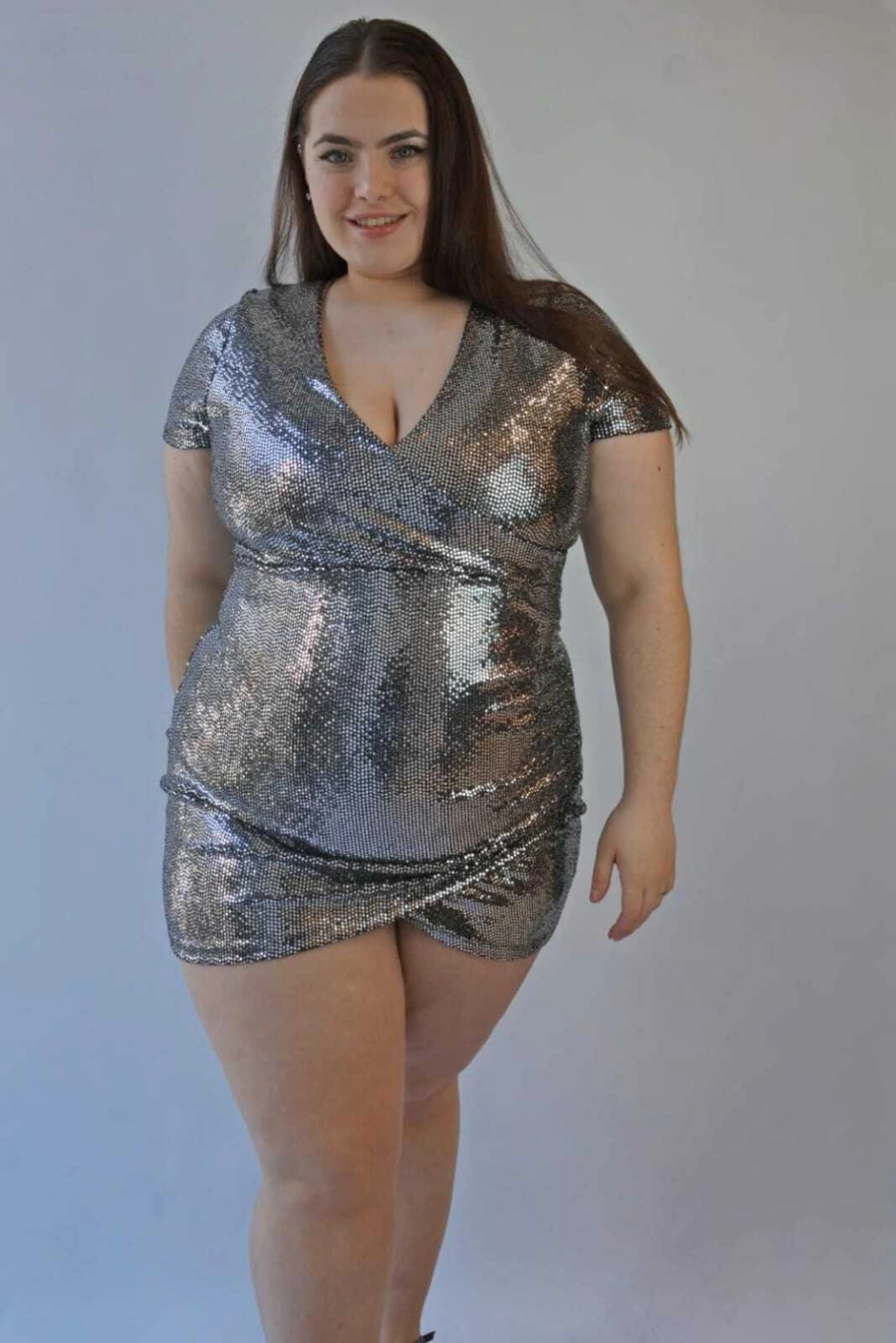 VESTIDO SIMIL LENTEJUELA