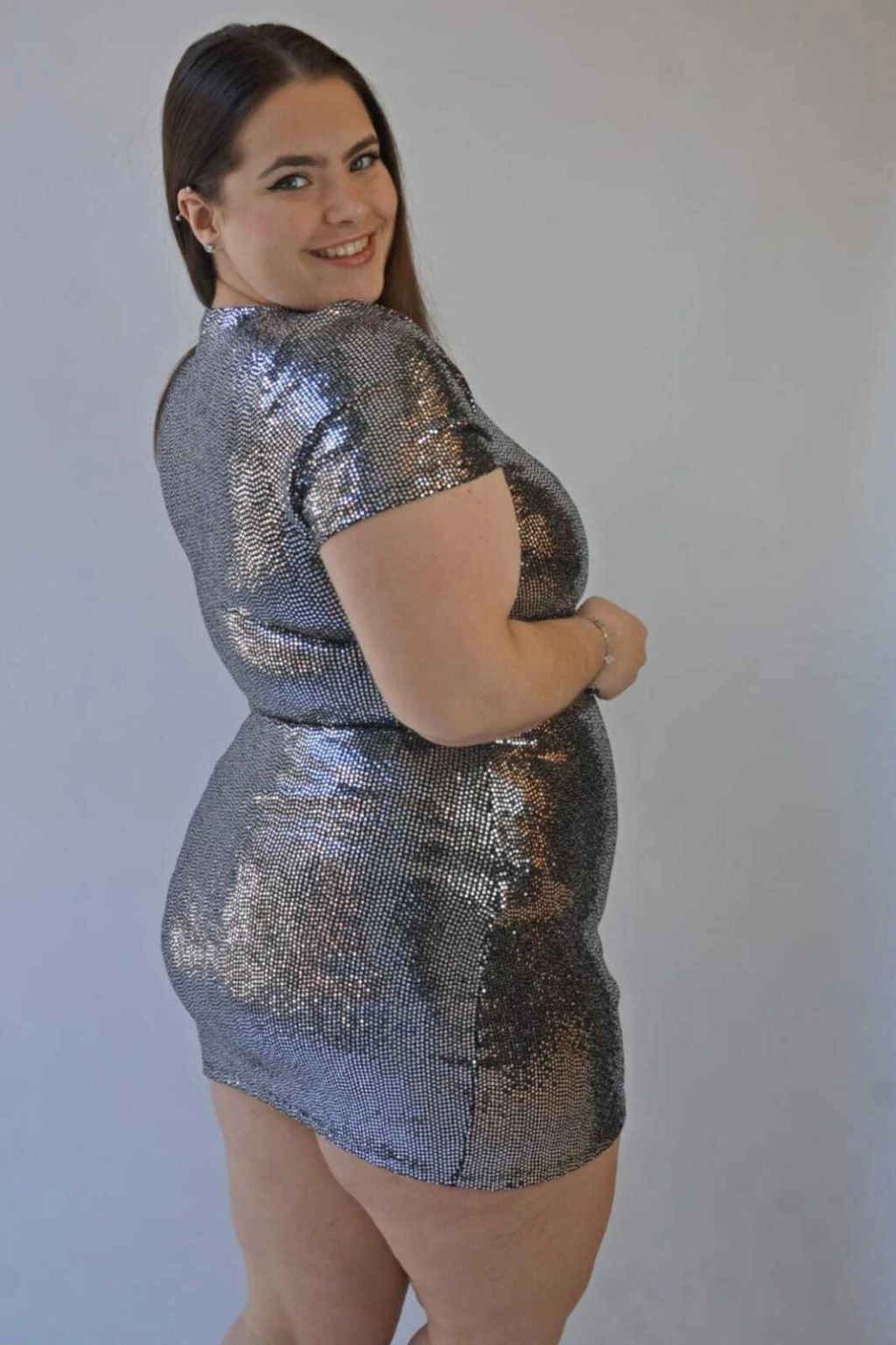 VESTIDO SIMIL LENTEJUELA