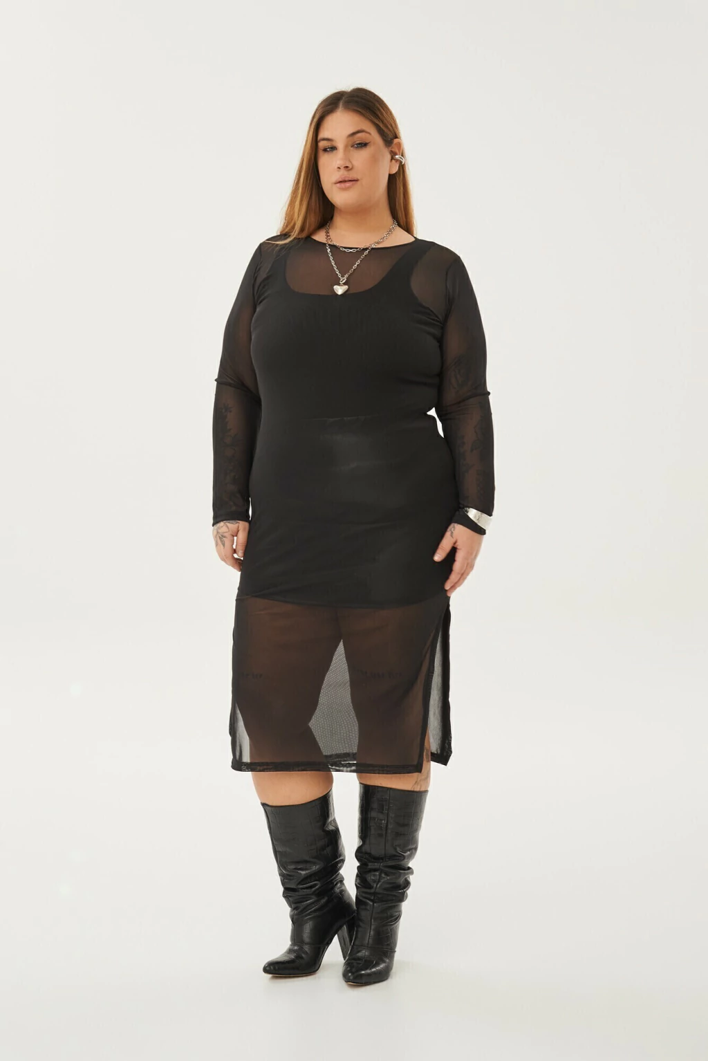 VESTIDO TUL MIDI