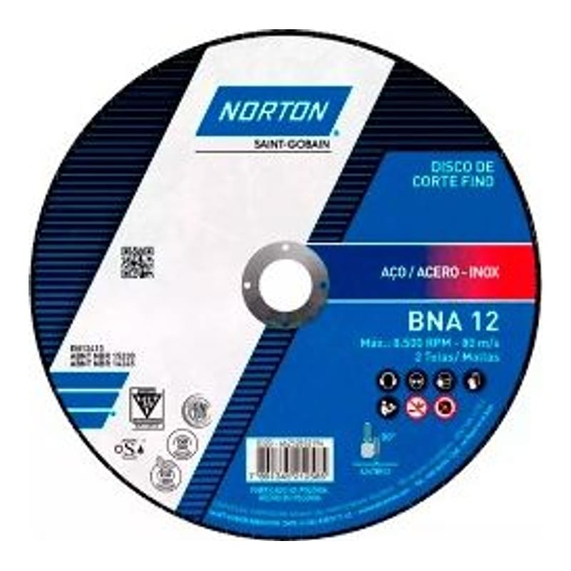Disco 114.3X1.0 Norton Bna 12 Corte