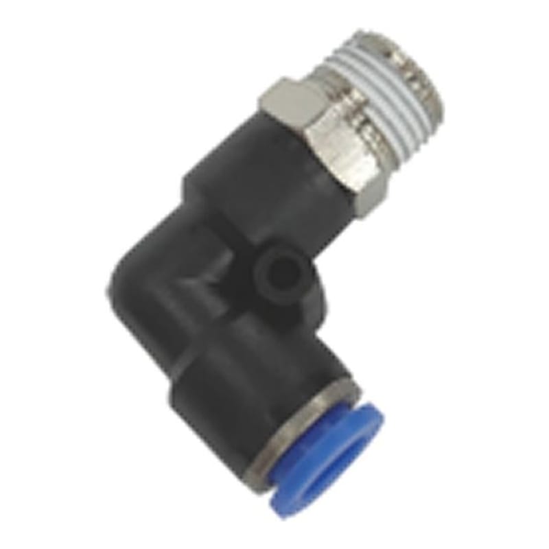 Conexion Automatica Codo 064-03 Plast R. 1/4 BSPT 6MM