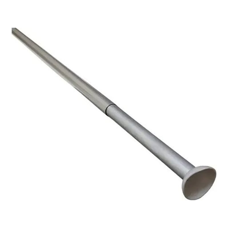 Caño Extensible Cortina Aluminio Pulido de 2,00 Mts.