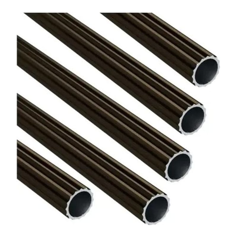 Caño Cortina Hierro 1/2" Bronceado-plateado 259