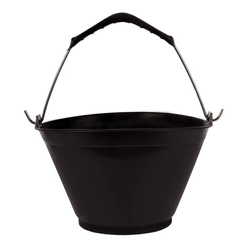 Balde Voss 2000 Albañil Plastico Negro