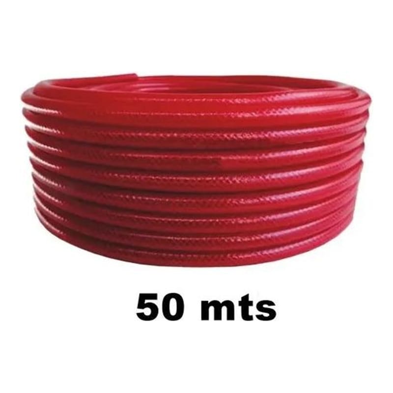 Manguera Presion Roja Trenzada 5/16X50M TP3B Tecnocom