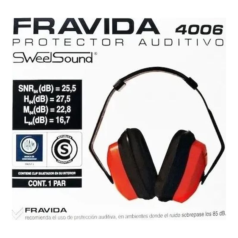 Protector Auditivo Fravida 4006 Alta Atenuacion