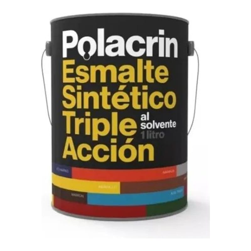 Polacrin Esm. Sint. 3 en 1 Gris x 4 Lts