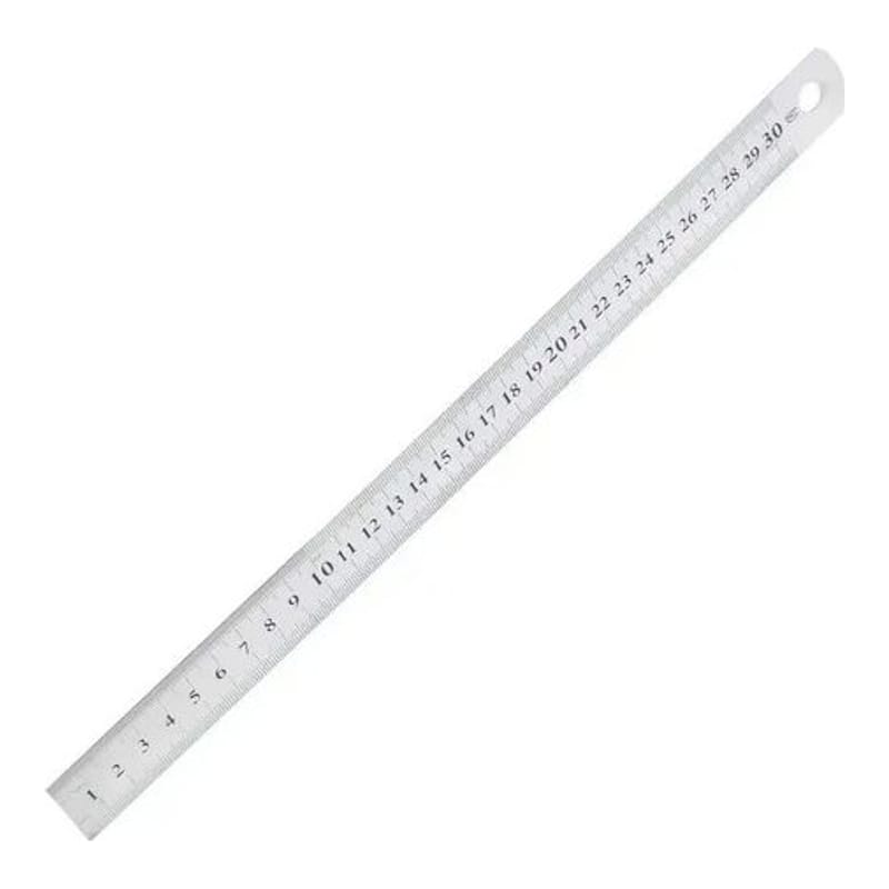 Regla Acero Inoxidable Cm-mm-pulg. 30