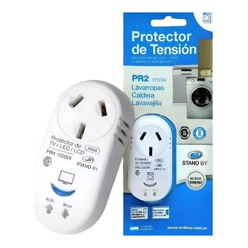 Protector Digital Lavarropas 2200W Anthay