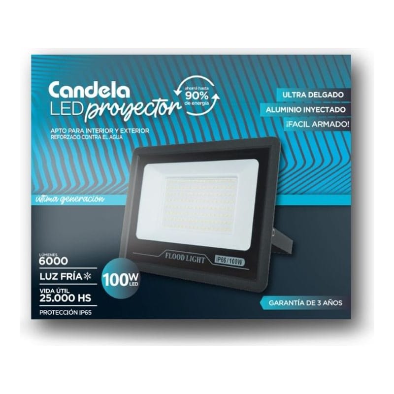Proyector LED 100W Fria Candela