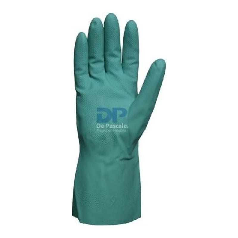 Guante Nitrilo Flocado Verde T9 Dp - 020363/3
