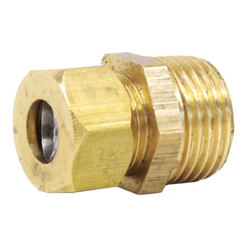 Reduccion Bronce Mm p/Virola Ø 3/8 x 1/4