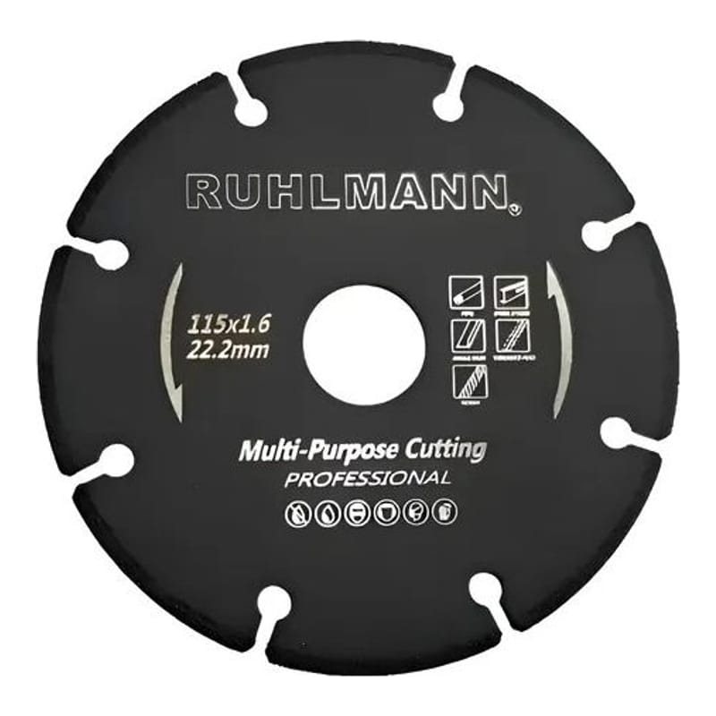 Disco 115MM Multi Material Corte y Pulido Ruhlman