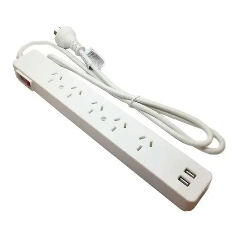 Prolongador Zapatilla Mult 5 TOM+2USB 1,5MTS Sassi