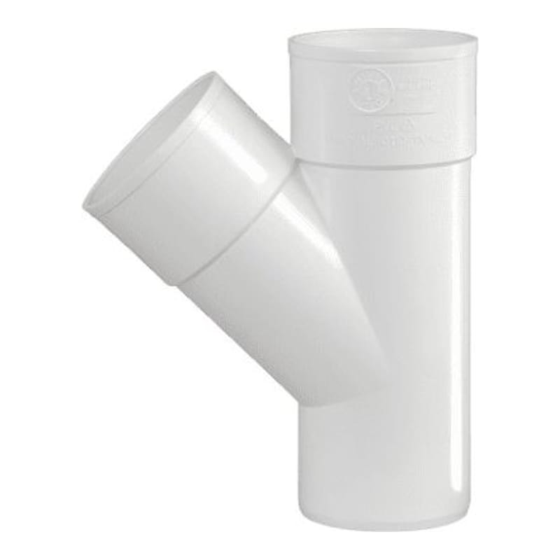 Ramal PVC Liv. MH 45º Ø 100