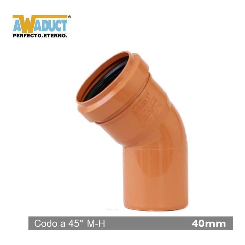 Codo MH 45º Ø 40 IPS